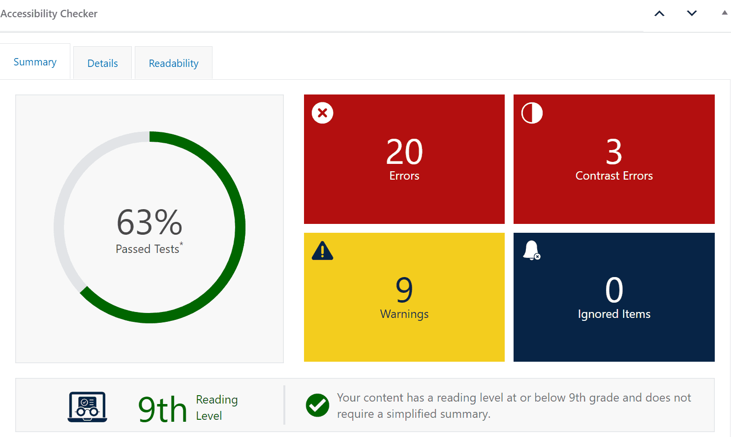 accessibility checked image